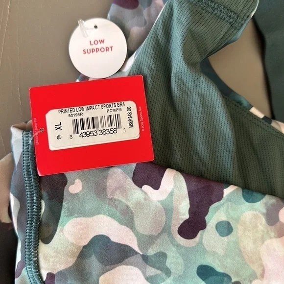 NWT SPANX Printed Camo Low Impact Sports Bra - Picture 4 of 4